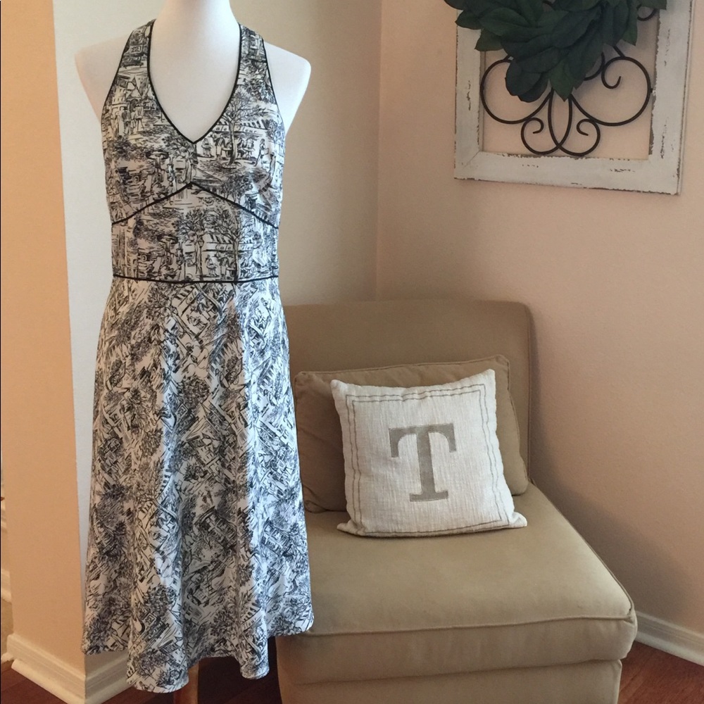 Ann Taylor French Toille midi dress
